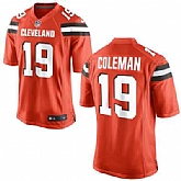 Nike Men & Women & Youth Browns #19 Coleman Orange Team Color Game Jersey,baseball caps,new era cap wholesale,wholesale hats